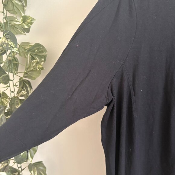 Athleta Athletic Long Sleeve Balance Midi Dress Black Women’s Size 2x - Picture 5 of 10